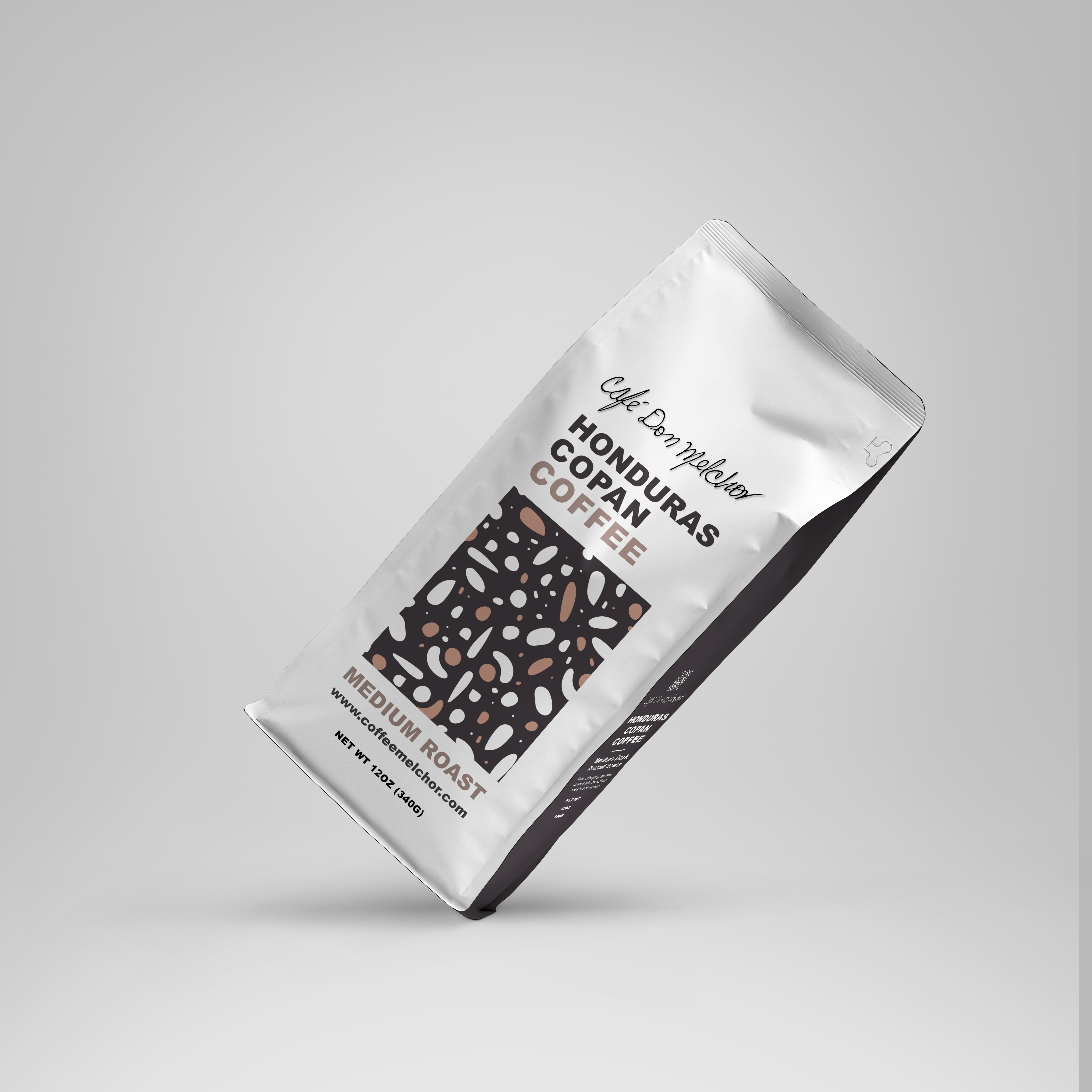 Cafe Don Melchor - Coffee Bag Design (Front-Tilt)
